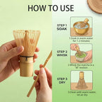 12 Pcs Matcha Whisk Bulk 100 Prong Whisk for Matcha Powder Traditional Japanese Chasen Handcrafted Bamboo Stirrer Mixer Brush Authentic Ceremonial Tea Preparation Starter for Matcha Lovers - Image 4