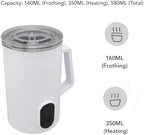 Electric Milk Frother, Automatic Hot and Cold Foam Maker for Coffee Latte Cappuccino with Silent Motor, Non Stick Pitcher (US Plug 110V) - Image 4