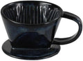 Asayu Japan Ceramic Coffee Pour Over Maker Set in Dark Navy Blue by AsayuJapan
