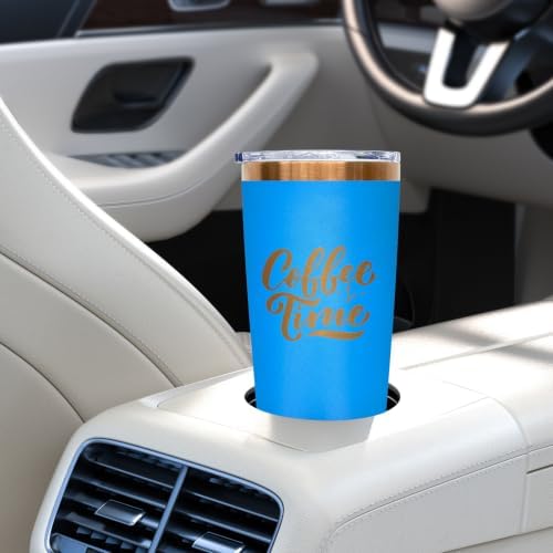 20 oz Tumbler Bulk Stainless Steel Tumblers with Lids and Straws Baby Blue - Image 6