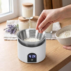 banapoy Coffee Bean Scale Set with Measuring Cup (White) - Image 6