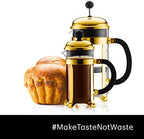 BODUM Chambord 3-Cup Coffee Maker, Gold, 0.35 Litre/ 12oz - Image 5