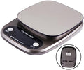 1pc Digital Kitchen Scale Stainless Steel Food Scale LCD Display Accurate Measurement Tool Precision Portable and Lightweight for Baking and Cooking Grey by OKUMEYR