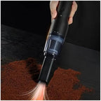 Coffee Grounds Vacuum For Bar/Car/Desktop Portable Wireless Handheld Cleaner With Powerful Suction&Blower(White) - Image 2