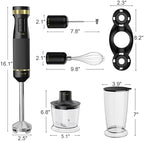 1200W Immersion Blender Handheld, 5-in-1 Variable Speed - Image 2