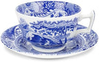 Spode Blue Italian Teacup and Saucer, Set of 4 - Image 7