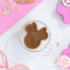 JoyJolt Disney Minnie Mouse 3D Double Wall Glass Mugs with Handles, 13oz Glass Coffee Cups Set of 2, Insulated Clear Glasses for Tea or Latte, Disney Glasses - Image 7
