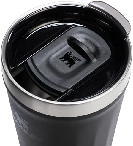 STANLEY Everyday Tumbler 16 oz | Press Fit Drink Through Lid | Beverage, Coffee, and Cocktail Cup | Insulated Stainless Steel Wine Glass | BPA-Free | Black 2.0, 16 Ounces (Pack of 6) - Image 2