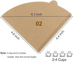500 Pcs Portable Conical Filter Paper – Wood Pulp Hand-Brewed Coffee Drip Sheets for Cafe Tools - Image 3