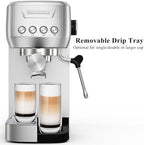 MAttinata 1662L Espresso Machine 20 Bar, Espresso Maker with Steam Wand - Image 4