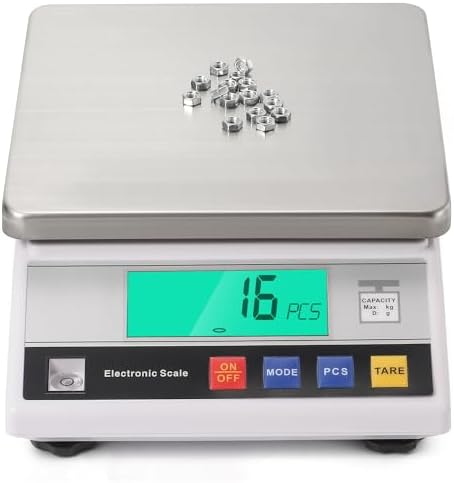 CGOLDENWALL High Precision Digital Accurate Analytical Electronic Balance Laboratory Lab Scale Industrial Weighing and Counting Scale with Counting Function CE 0.1g (3kg, 0.1g) by CGOLDENWALL