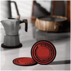 Silicone Coffee Tamper Mat - Non-Scalding Moka Pot Pad for Baristas & Home Use | Heat Insulation & Draining Mat(Moka Pot Heat Mat) - Image 3
