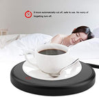Fdit Electric Auto Shut On/Off Beverage Cup Warmer Pad Desktop Tea Coffee Milk Mug Heater Coaster Tray 220-240V Safely Use for Office/Home(3#) - Image 5