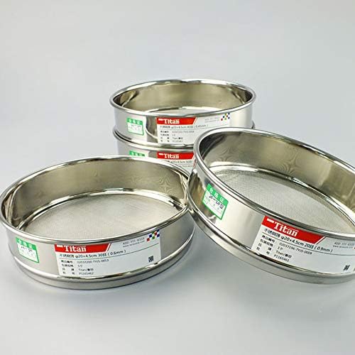 φ20×4.5cm 304 Stainless Lab Sieves Economy Test Sieve 304 Stainless Steel Wire Cloth (2800 Mesh(0.003mm)) - Image 2