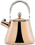 Old Dutch DuraCopper Callisto Tea Kettle, 3.1 Qt. / 3.0 L., Titanium by Old+Dutch+International