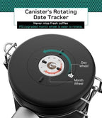 Coffee Gator Coffee Canister, 22oz Airtight Stainless Steel Container - Image 4