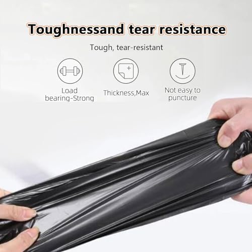 Coffee Knock Box Trash Bags for Commercial Floor Standing, Thick Garbage Bag for Coffee Shop,Bar,Home,Office,Kitchen,50pcs/2 Roll - Image 2