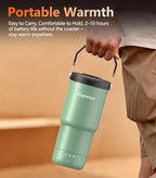 Kepwam Self-Heating Travel Mug T3,20oz Large Capacity Leak-Proof Heated Mug - Image 5