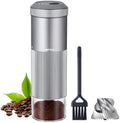 Portable Electric Coffee Grinder, Small and Quiet USB Rechargeable Espresso Grinder with Stainless Steel Blade, for Home, Camping, Car Travel Outdoor Use by Unknown