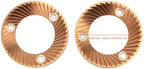 2PCS Coffee Grinding 64mm Flat Burrs, TitaniumPlated Multi Purpose Coffee Grinder Flat Burrs for DF64 DF64P DF64E DF64V for E5P E6P E37J - Image 2