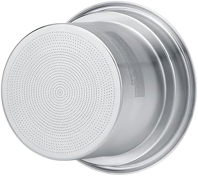 Normcore 54mm to 45.5mm Step-Down Portafilter Basket Kit, CNC-machined From a Solid Block of 304 Stainless Steel, 0.18mm Holes, Includes Dosing Funnel, 45.5mm Puck Screen, 200 Papers Filter by NORMCORECOFFEETOOLS