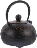Lurrose Japanese Tetsubin Iron Tea Pot 0.4l Small Cast Iron Teapot with Removable Lid Vintage Stovetop Kettle for Tearoom and Home Brewing by Lurrose