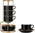 3 Ounce Espresso Cups Set of 4, Black by Renewrevital