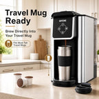 SIFENE 3-in-1 Single Serve Coffee Machine, K-Pod & Tea Brewer, 50 oz, Black - Image 2
