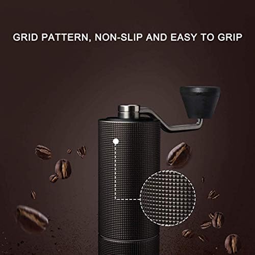 Featured Chestnut C2 Manual Coffee Grinder,Stainless Steel Conical Burr,Capacity 25g,Burr size 38mm，Portable manual grinder (black) - Image 2