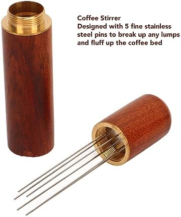 FLEXMAN Espresso Tamper And Stirrer Set, Spring Loaded Calibrated Coffee Tamper Stirrer Set, Tamper Distribution Tool For Coffee Shops, Kitchens, Hotels, Parties, Holidays - Image 4