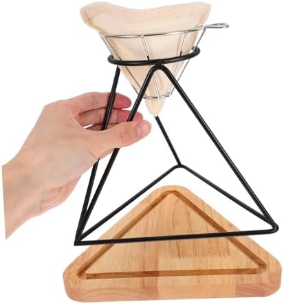Coffee Filter Holder Stand Stainless Steel for Home Brewing - Image 4
