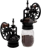 Vintage Reproduction Manual Coffee Grinder for Regular Mouth Mason Jars - Image 5