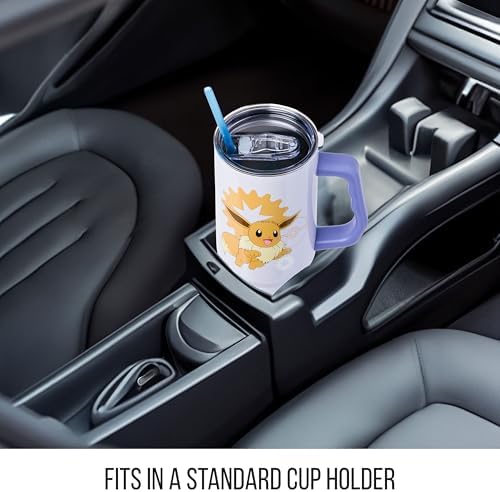Silver Buffalo Pokémon Eevee, Stainless Steel Tumbler, 40oz - Image 6