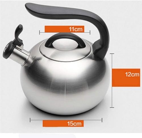Tea kettle, Tea Kettle Stovetop Whistling 3L Stainless Steel Teapot with Cool Ergonomic Handle - Image 4