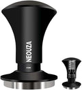 NEOUZA Espresso Tamper V2 50.8mm Dual Calibrated Spring Loaded for Coffee Machine Portafilter, Anti Pressure Deflection, Refined Handle, Stainless Ripple Base by NEOUZA