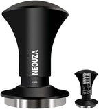 NEOUZA Espresso Tamper V2 50.8mm Dual Calibrated Spring Loaded for Coffee Machine Portafilter, Anti Pressure Deflection, Refined Handle, Stainless Ripple Base by NEOUZA