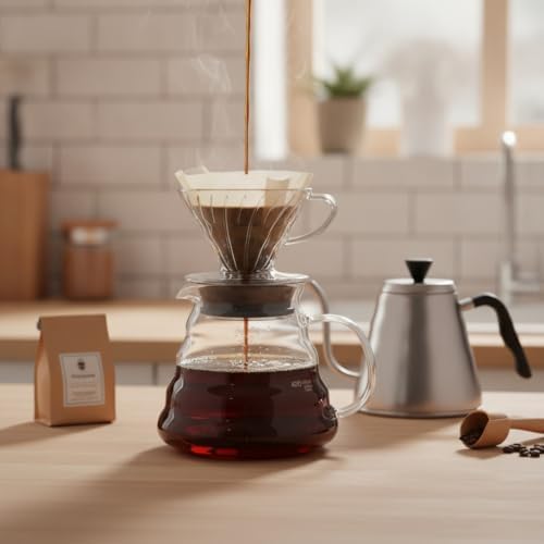 Borosilicate Glass Carafe for Pour Over Brewing - Image 2