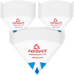 250 Pack of Premium Paint Strainers with 190 Micron Fine Mesh Filters - 3D Printing Ultra-Flow Blue Nylon Cone Strainers for Paint and Fluid Filtration by FXFOUCSTOOLS