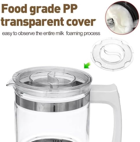 Electric Milk Frother, 4 in 1 and Steamer,250ml Automatic Warm and Cold Foam Maker, For Espresso Hot Chocolate,550w - Image 3