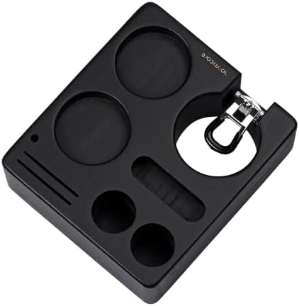 Normcore 51-54mm Espresso Tamping Station, Compact Black Ashwood Stand - Image 5
