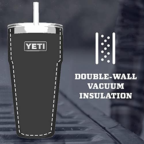 YETI Rambler 26 oz Straw Cup, Vacuum Insulated, Stainless Steel with Straw Lid - Image 6