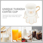 Halloween Season Evil Eye Tea Cup with Saucer, Ceramic Milk Mug - Image 6