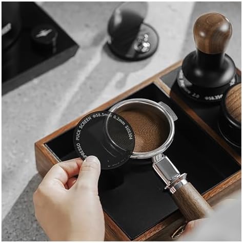51/53/58.5mm Puck Screen 0.2/0.8mm Metal Reusable Coffee Filter For Espresso Portafilter Basket Coffee Accessories(Storage Base) - Image 5