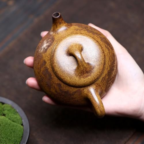 Tea Kettle Home Hand Carved Mountain View Teapot Office Desktop Tea Infuser Ceramic Tea Infuser - Image 6