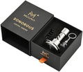 Force Espresso Tamper 53.3mm in Gift Box, All Stainless Steel, Silver by MUVNA