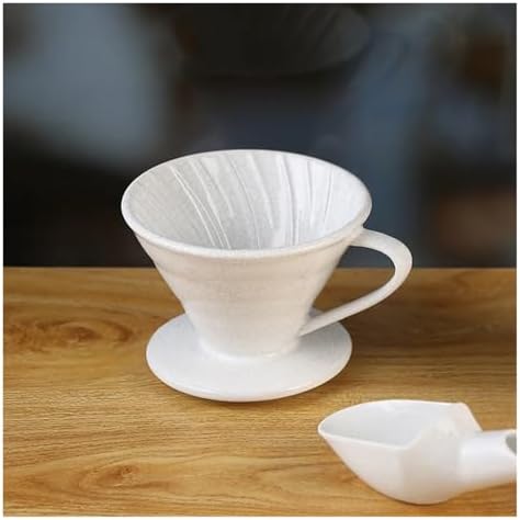 Cracked Ceramic Design Material Pour Over Barista Accessories 01 02 COFFEE Dripper Tools(S) - Image 6