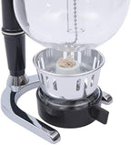 Vacuum Coffee Pot, 5 Cups(500ml), Siphon Syphon Coffee Maker, Borosilicate Glass, Stainless Steel, Black - Image 6