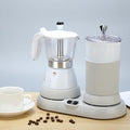 Smart Household Coffee Maker, With Milk Frother&Steamer, Electric Moka Pot&Milk Foaming Machine Dual Use, for Home & Office by Unknown