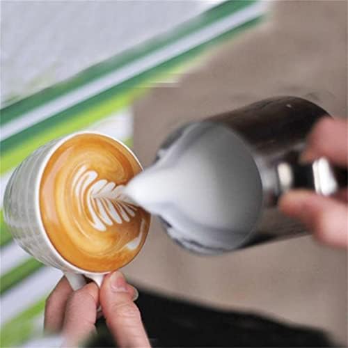 Stainless Steel Pitcher Pull Flower Cup Cappuccino Milk Pot Espresso Cups Latte Milk Frother Frothing Jug - Image 2