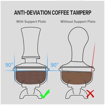 51mm 53mm 58mm Espresso Tamper Constant Pressure 30Lbs With Calibrated Spring Loaded Stainless Steel Accessories - Image 4
